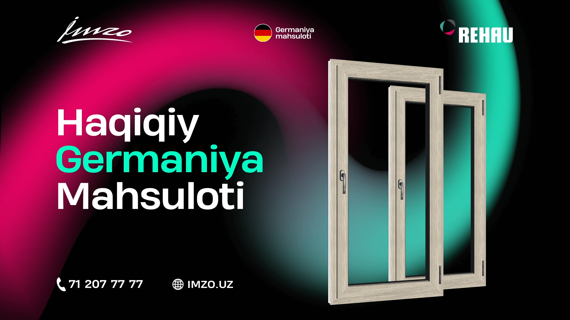 IMZO'da haqiqiy Germaniya 🇩🇪 mahsuloti — REHAU savdosi boshlandi.